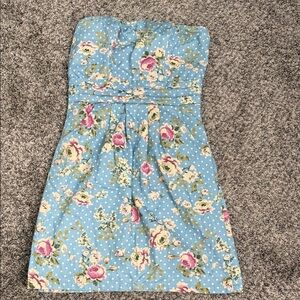 Charlotte Russe                                 Floral Strapless Dress